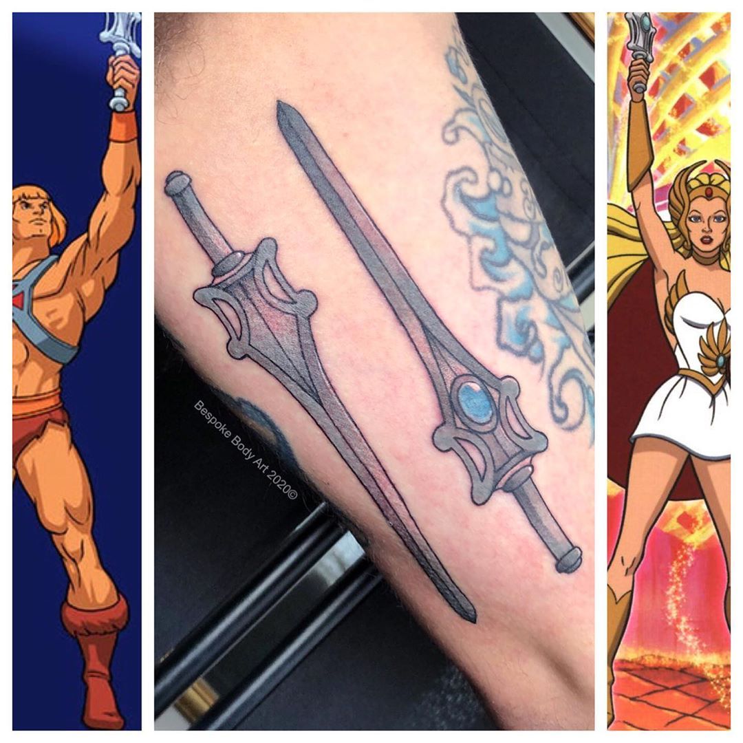 10 SheRa Tattoos That Show Off The Power Of Greyskull