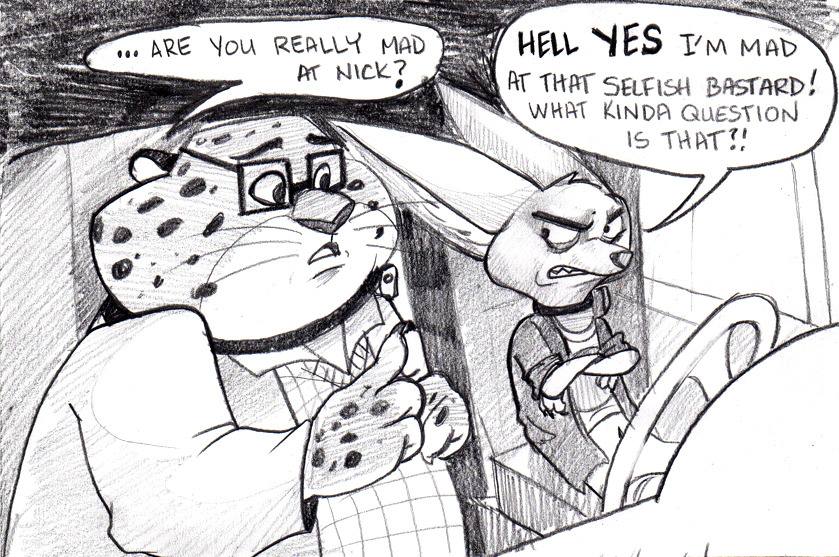 nicolaswildes:art and dialogue by @red-velvet-panda Featuring a cameo by none other