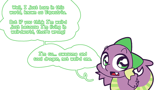 spike-in-weirdworld:  How to be weird: 1. Make your neck longer! 2. Grimace as your face as your brain! 3. Get some cool mustache!  x3!