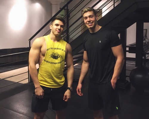 derekbinsack:  Equinoxing with my buddy @samcush 🦄🦄 follow us on Instagram for a shirtless pic from today 😛😛 