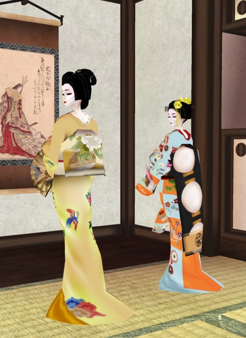 Geiko and maiko of Miyajimacho hanamachi are working hard and practicing to bring you two public eve