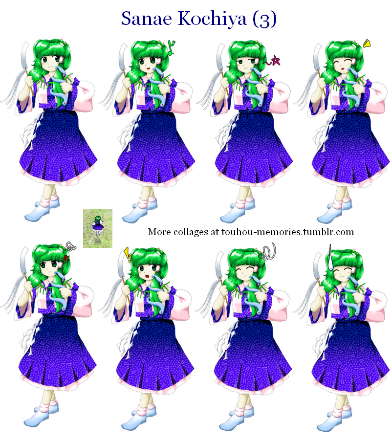 sanae kochiya spell cards