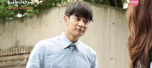 shineemoon:Minho’s reaction after Tae Oh’s bold line