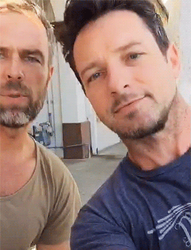 Ian and JR being adorable dorks as they sign off of Periscope.