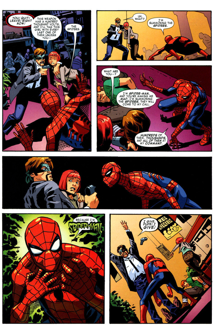 I just thought this would be funny :v(jacscorner)because he’s spider-man
