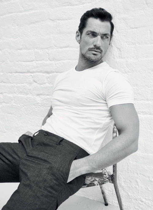 officialdavidgandy:   David Gandy covers GQ Turkey’s special Autumn 2016 “DNA” issue.  I think we can all agree that David’s DNA is pretty spectacular!     These lovely black and white photos were taken by Koray Birand.  Hair by Larry King. 
