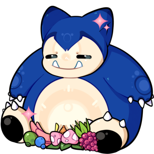 capriicant:Someday I’ll relax on putting random markings on Pokemon. Today is not that day ! SNORLAX