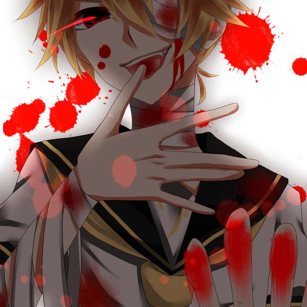 Male Yanderes — yanderedaily: Vocaloid - Kagamine Len. In spite...