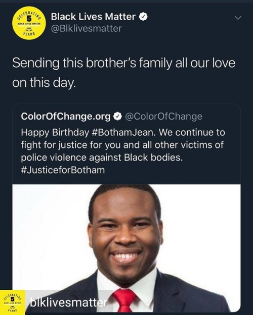 dynastylnoire: @Regran_ed from @blklivesmatter - #bothamjean should be alive to celebrate his birthd