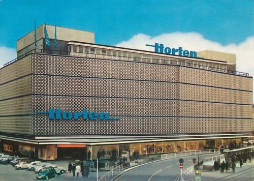 germanpostwarmodern:Department Store “Horten” (1958-61) in Heidelberg, Germany, by 