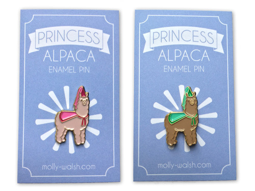 I have a new item up on my etsy that I’m very excited about and that is my princess alpaca ena