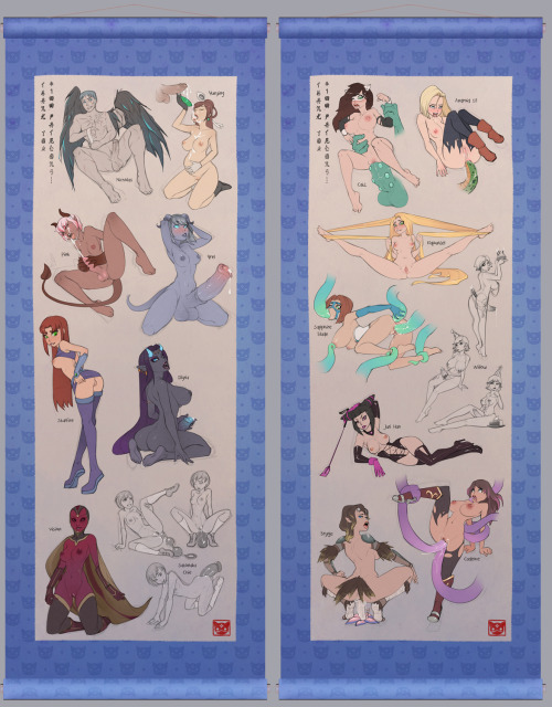 ninjakittyhf:    ★ONE SPOT LEFT! I’m gonna be working on them today, so check it out if you wanta full Bag O’ Goodies and a character + fetish of your choice!Every month you get:• 24 hour commission opening notice• บ off YCH Auction• 2 votes