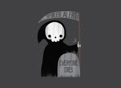 threadless:  “SPOILER ALERT:” by Perry