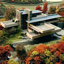 bauhaus-movement:  Fallingwater or Kaufmann Residence is a house designed by architect Frank Lloyd Wright in 1935 in rural southwestern Pennsylvania.