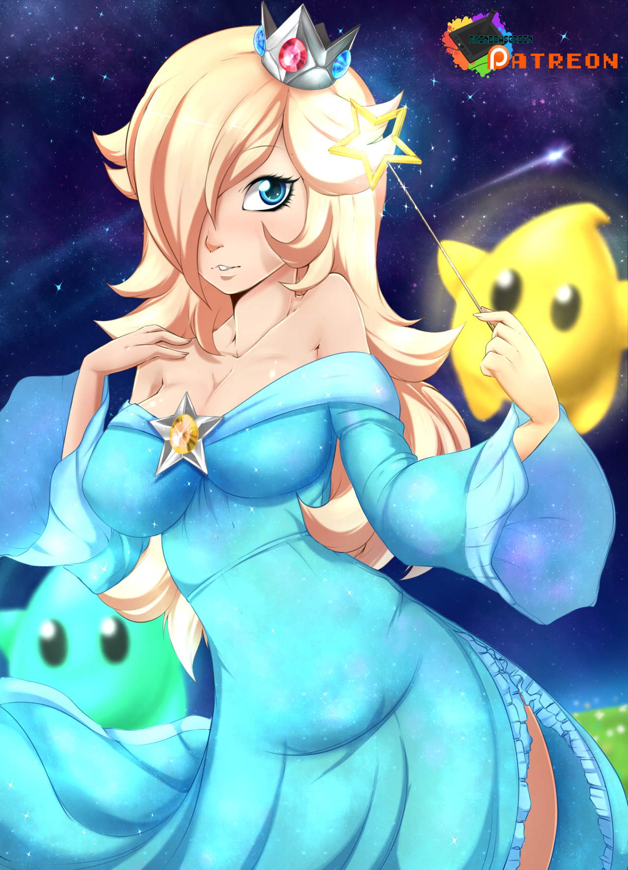 rainbowscreen:  (Patreon)  (deviantArt) (Twitter) (Mod blog)  Rosalina yaaay maybe