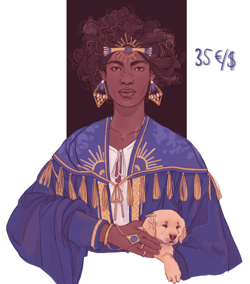 Hello, I Am Back With Updated Commission Info! I'm Doing Portrait Commissions For Palestine - 100% Of