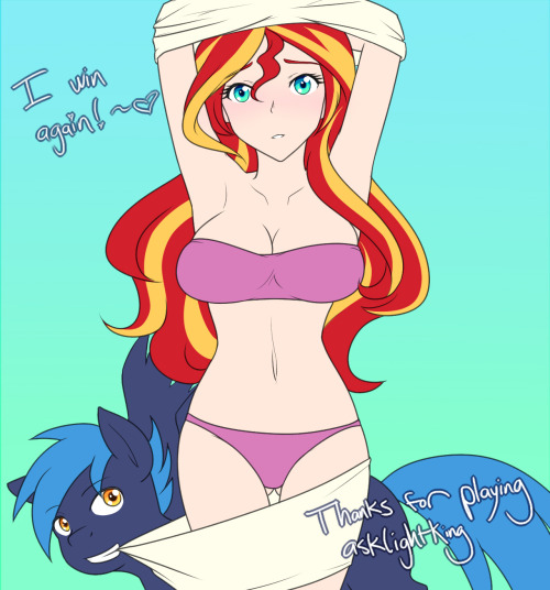 XXX mlpnightmarewar: Round 3 Winner: Sunset Shimmer photo