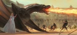 theamazingdigitalart:  The amazing digital art of  pu zhou    The Art of George R. R. Martin’s A Song of Ice and Fire