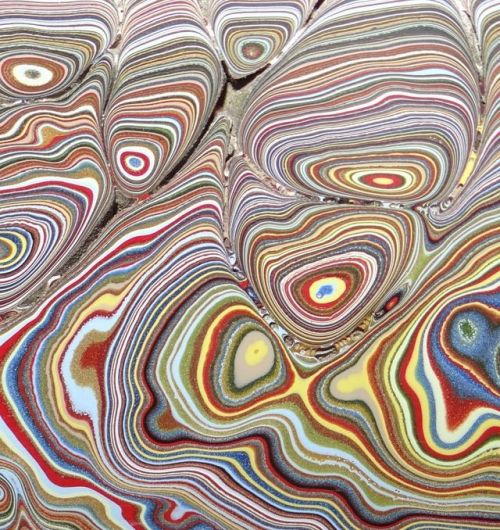 1960’s era Fordite - Ford Motor Co., Detroit, Michigan