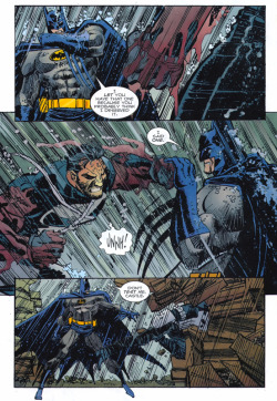 rockofeternity:  Batman vs. PunisherJohn Romita Jr. (Pencils) Klaus Janson (Inks) Christie Scheele (Colors)Story by Chuck Dixon 