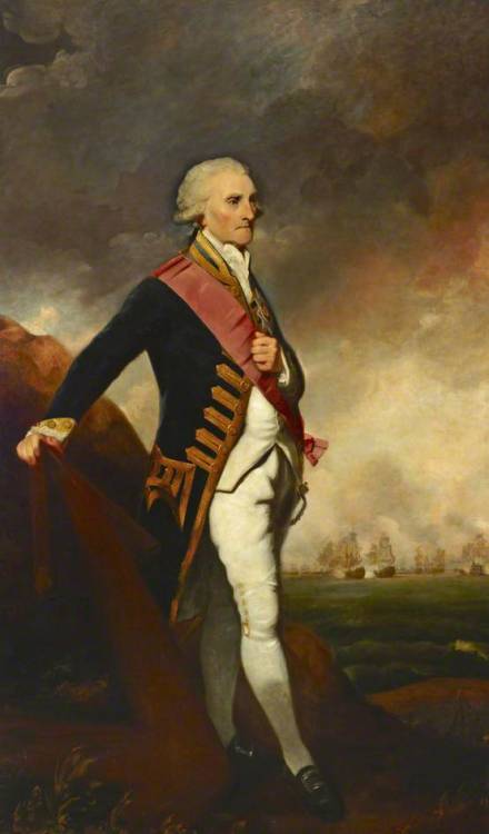 Admiral Lord George Brydges Rodney, 1st Baron Rodney by Joshua Reynolds.
