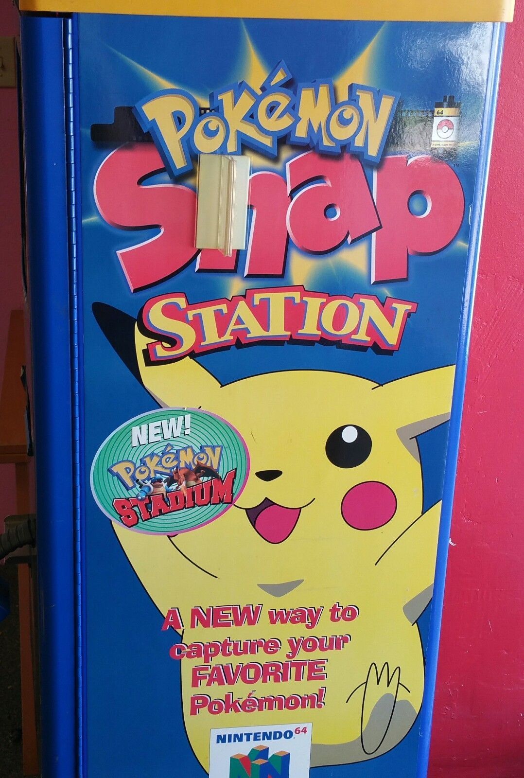 retrogamingblog: Pokemon Snap Printing Station from Blockbuster i saw them but i