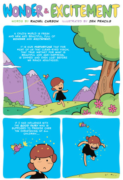 zenpencils:  RACHEL CARSON: Wonder and Excitement