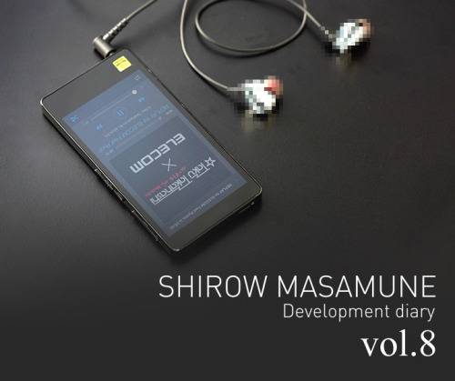 Development Diary Volume 8 by comic artist Masamune Shirow on the stereo headphones, EHP-SL/SH serie