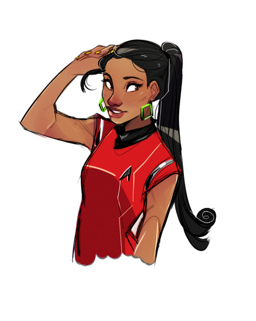 starfleetbabe:uhura sketch between commissions