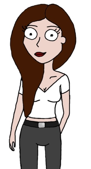 First digital try of my new #RickandMorty #OcBIO:Name: Kathrin (Kathy) SmithAge: 25Occupation: Psych