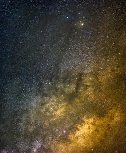 &ldquo;The Galactic Core from last night. Deep within this storm of stars lies a Supermassive Bl