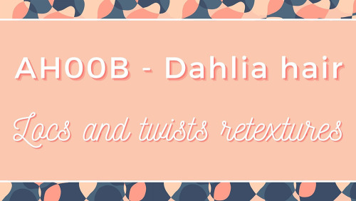 I love @aharris00britney hairstyles and I love how maxismatch they are. I use Dahlia hair a lot, so 