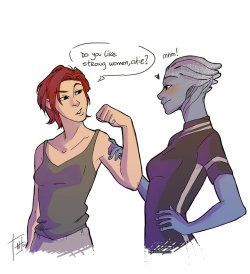 biowarelove:  Strong women by AtomicRedBoots