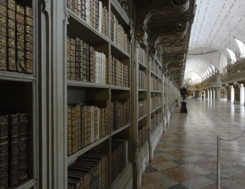 Mafra National Palace’s Library.