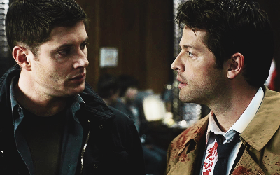 puppycastiel:  Do you ever cry because Dean and Cas just look so perfect together like,excusethehelloutofyou.… Wait a minute.