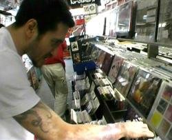 maryanntheswan:  imagine John standing next to you in a cd shop oh jesus!!!! 