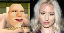 darth-em:I’ve always felt disturbed by Iggy Azalea because she reminds me of that giant head from LSD Dream Emulator