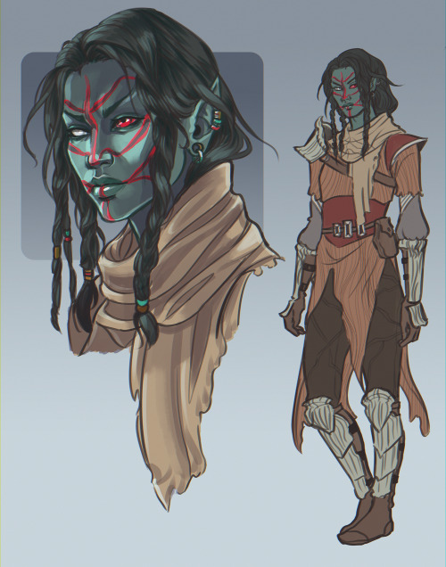 You know what….fuck it. -designs another Dunmer I won’t be able to recreate in game- Their pronouns 