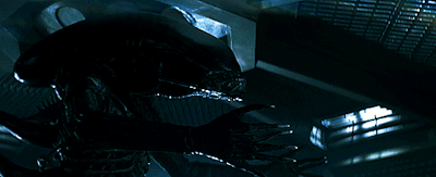 A GIF of the alien from Alien.