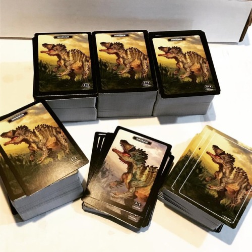 Patreon Dinosaur Tokens and full art cards are in!! #token #patreon #dinosaur #acrocanthosaurus #raw