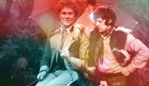 softclassicwho:  strivia:  Three different versions of a Six/Jamie photomanip I made.  I loved seeing these two interact in The Two Doctors and would love to have seen them travel together.  I ship it on the same level as Two/Jamie. Overlay used is
