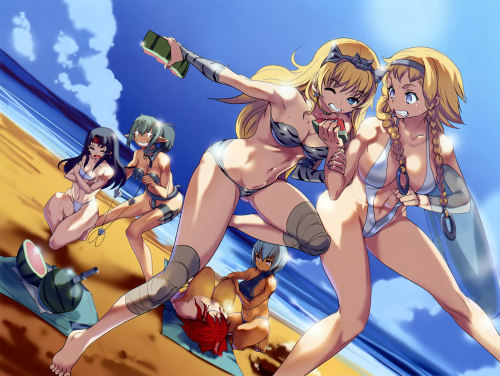 geekearth:  Queen’s Blade Beach 