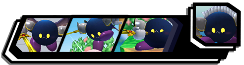 A maskless Metaknight skin made with P:M and general competitive play in mind. Bones weren’t shifted, and nothing too distracting was added. Fits in one slot (pink MK by default), and should work online. The design is based partially on the Brawl...