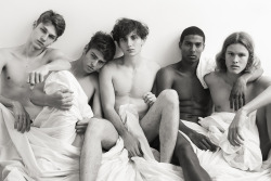 wannes1963blr:   Ph. Jeff Segenreich - Five on a Bed  