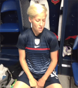 tobin-heath-swag:  tpinoe:   (x)  god i honestly dont see why everyone doesnt love them  Also Alex morgans little dance is absolutely adorable   