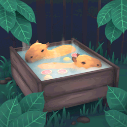 peachyroyalty:  Time for a soak. PS: first tutorial video should be up this week! Instagram + Ko-fi 