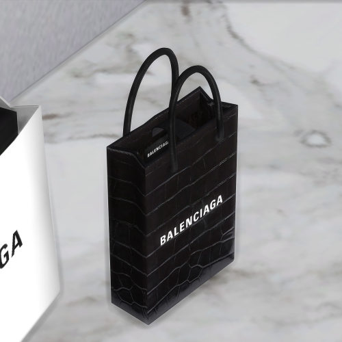 xplatinumxluxexsimsx: Balenciaga Shopping Phone Holder Bag Small &amp; cute (being a phone holde