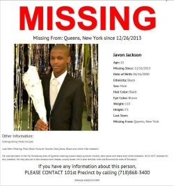 kegelgod:  the-scent-of-flowers-in-the-dark:  My baby brother is missing guys. Anyone in the NY metro area, Queens, Brooklyn or Nassau county please signal boost.  He’s living with juvenile depression and is unfamiliar with the area he was last seen.Also