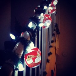 Our DIY lights we made! Take that Martha Stewart! @betsy_baer