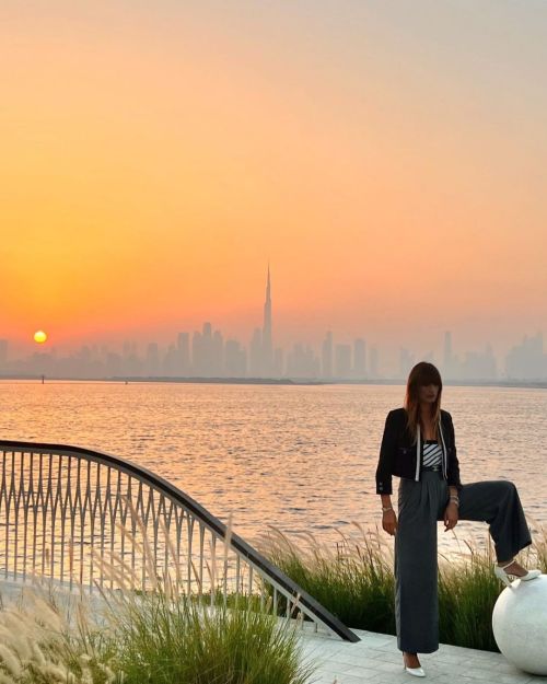 Last Sunset in Dubaï #ChanelinDubai (à Dubai, United Arab Emiratesدبي) www.insta